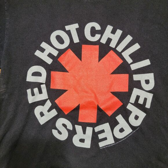 Red Hot Chili Peppers SS Black Tee Classic Logo - Size Small - Picture 1 of 5